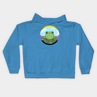 Pride Froggo (Non-binary) Kids Hoodie